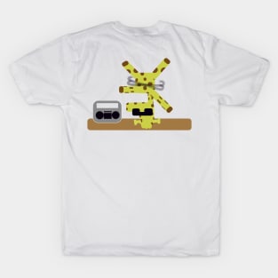 Giraffe Breakdancer T-Shirt